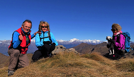 Monti Colombarolo (2309 m) e Ponteranica orientale (2378 m) da Ca’ San Marco il 27 ottobre 2016 - FOTOGALLERY